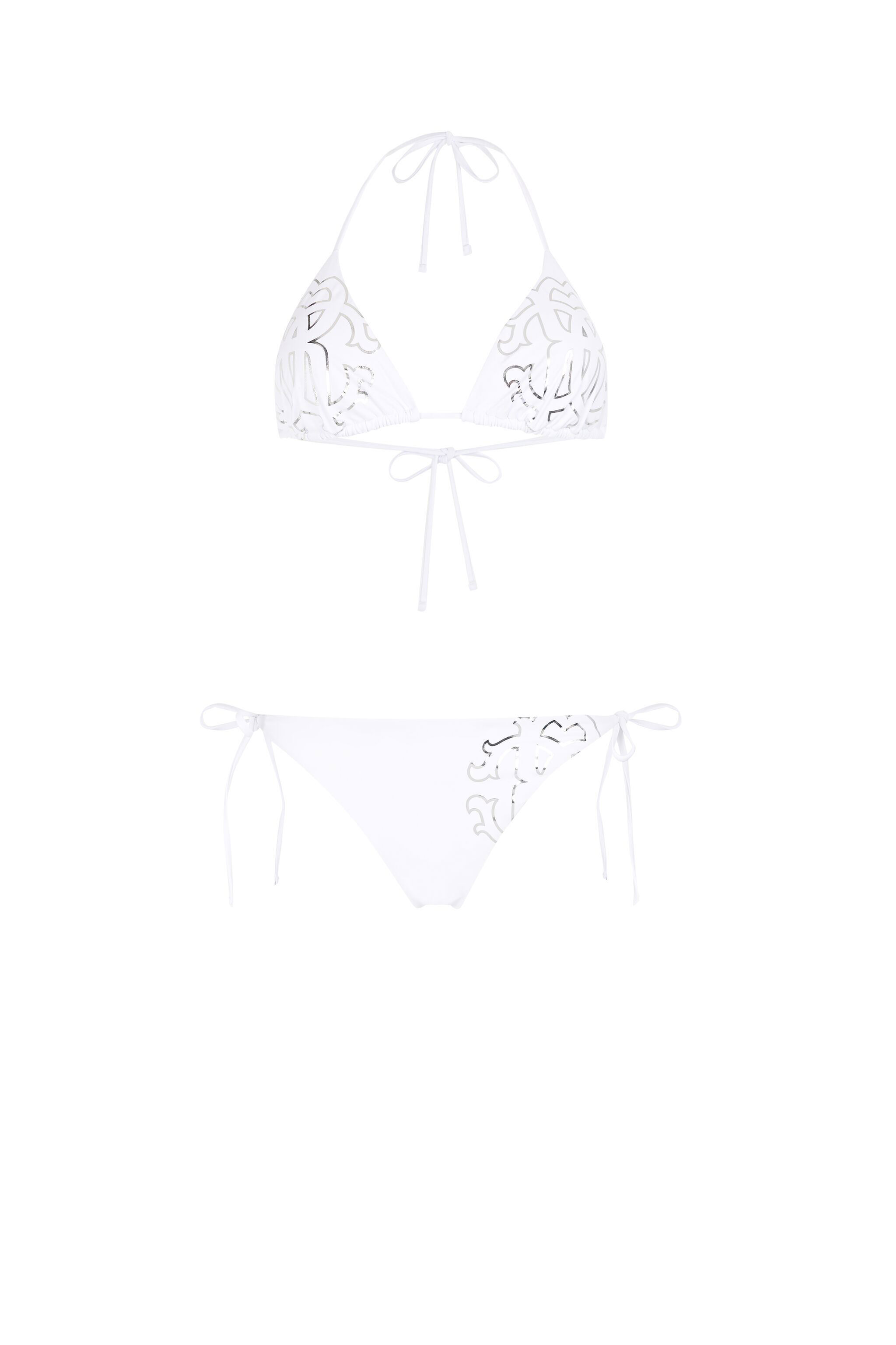 RC RC Monogram-Print Bikini RC RC Monogram-Print Bikini White KSW01Z-LL002