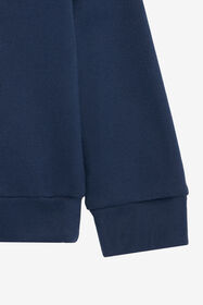 JU Sweat à capuche en coton NAVY VJT697-CF050