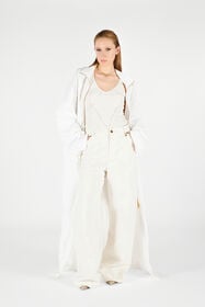 RC Wall Print Wide Leg Trousers RC Wall Print Wide Leg Trousers White UWT207-LG016