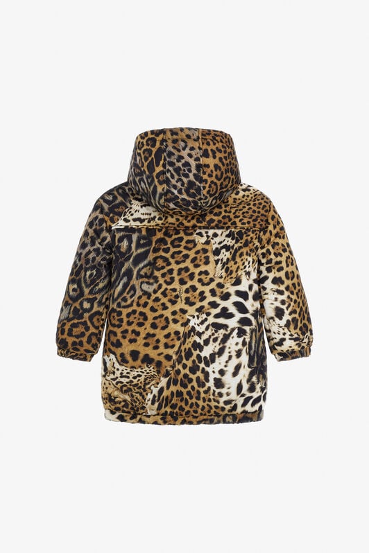 JU Giacca stampata con motivo pelle di giaguaro JU Giacca stampata con motivo pelle di giaguaro Marrone chiaro TJT42C-5RM10