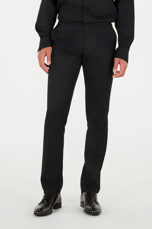 RC Straight-Leg Wool Trousers Black RRT202-VW020