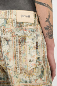 JC Persian Tarot Print Jeans SHIFTING SAND WFJ002-WF015