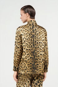 RC Silk Shirt with Jaguar Print NATURAL WQT704-9HQ71