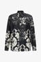 RC Broccato Print Silk Shirt RC Broccato Print Silk Shirt Black TRT713-4QN14