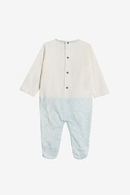 JU Kit Per Bambini Monogram Zebra Stampa Celeste BABY BLUE WJT808-JD001