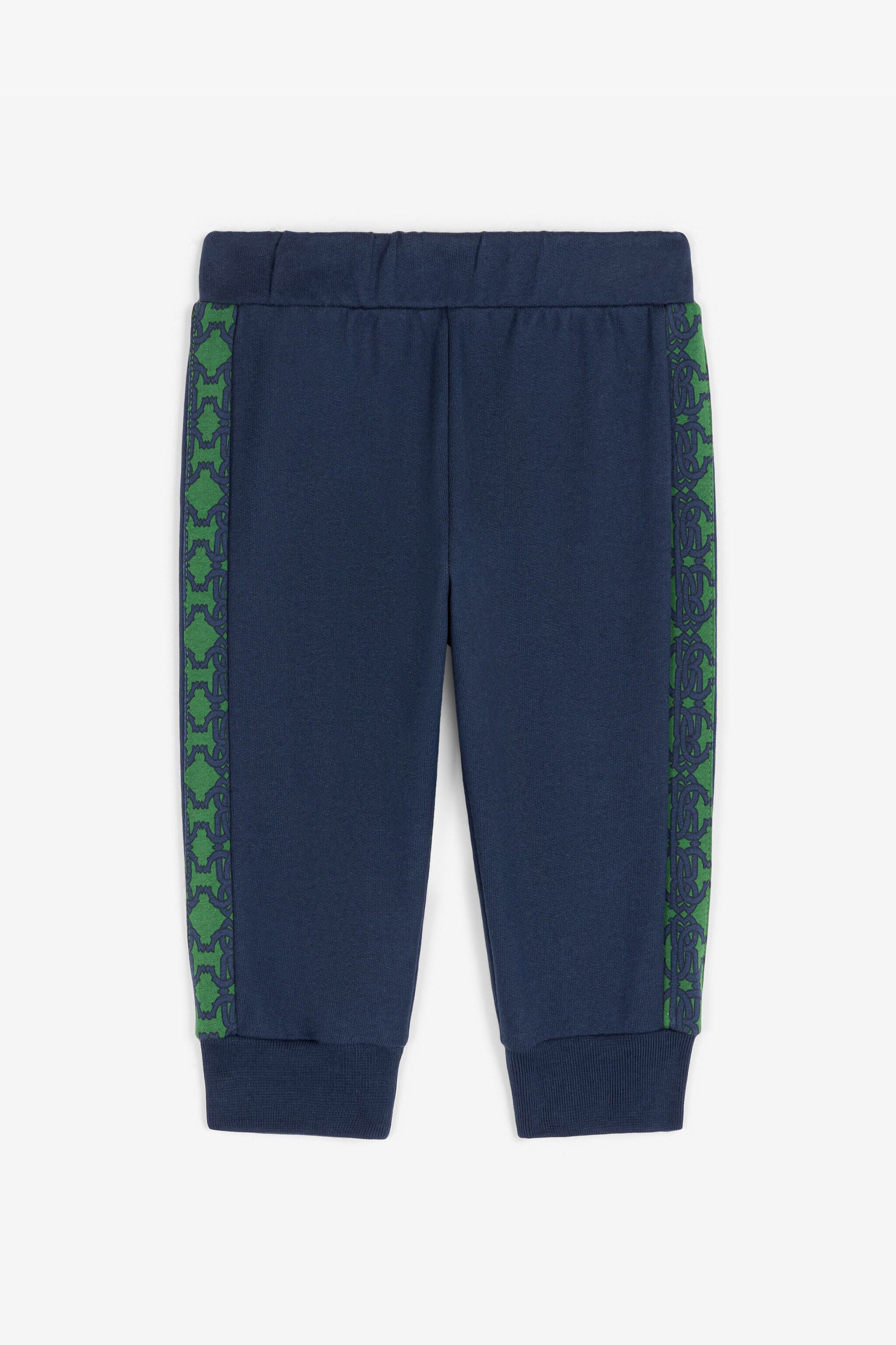 JU RC Monogram-Embroidered Sweatpants JU RC Monogram-Embroidered Sweatpants Dark blue RJT213-CF050