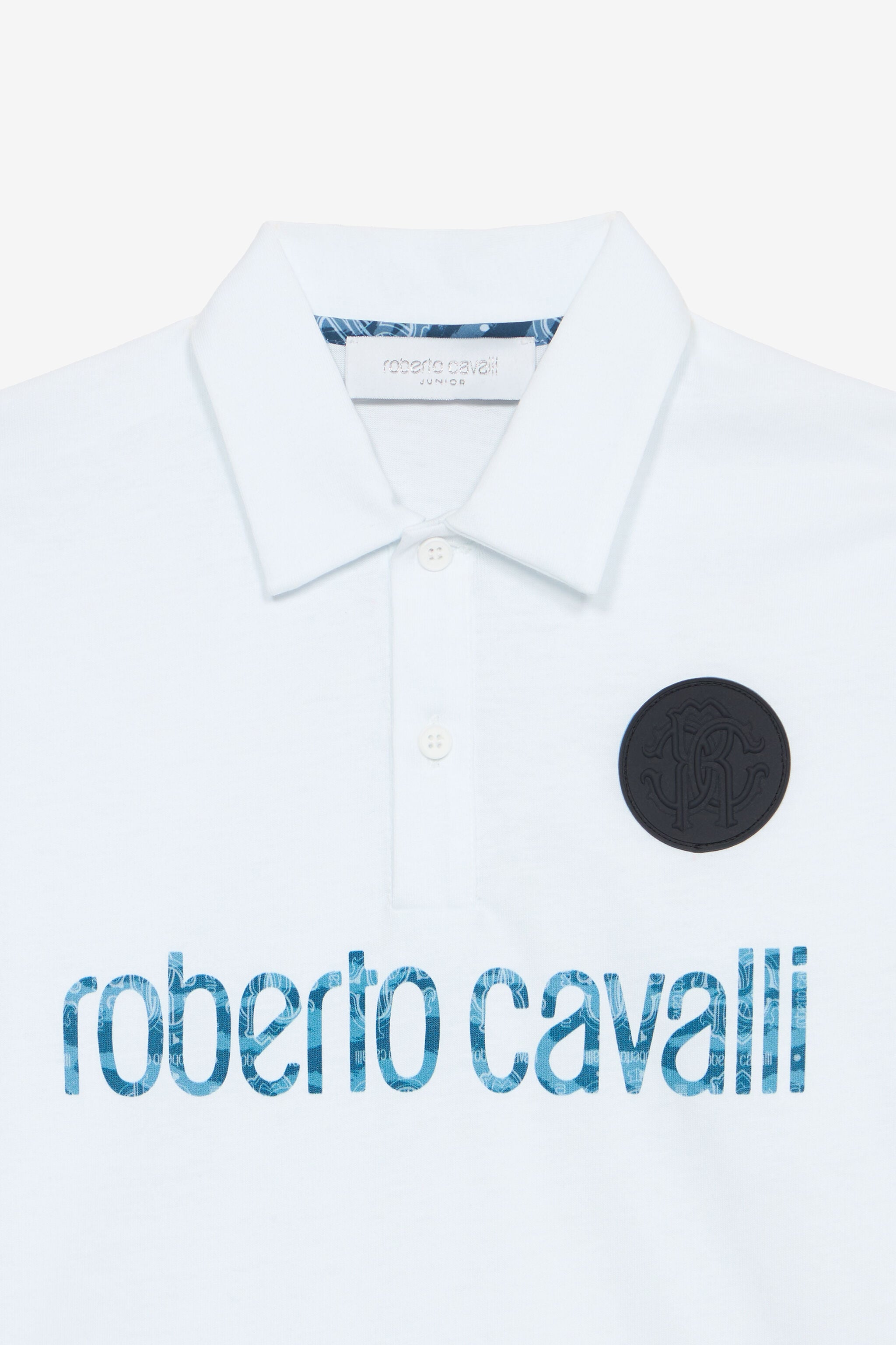 JU Polo-Shirt With Lettering And Patch JU Polo-Shirt With Lettering And Patch White UJT64C-JD001