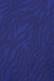 RC Vestido De Seda Con Estampado Zebra Azul BLUE BANDANA POT10A-2NQ88