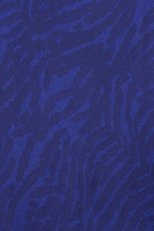 RC Vestido De Seda Con Estampado Zebra Azul BLUE BANDANA POT10A-2NQ88