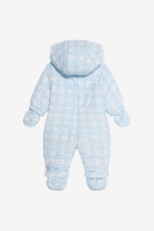 JU Padded Jumpsuit With Monogram Print JU Padded Jumpsuit With Monogram Print BABY BLUE VJT400-5RO44