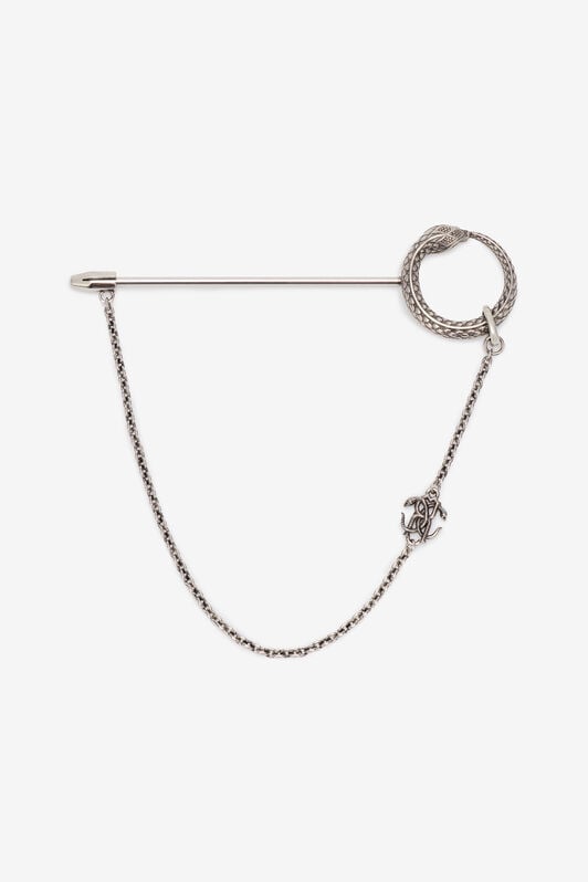 RC Snake Tie Clip RC Snake Tie Clip Silver URG007-AM258