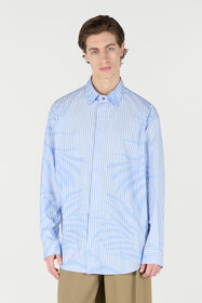 RC Striped Shirt With Zebra Pattern Light blue URT720-CH104