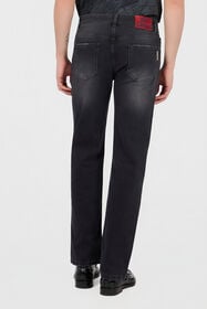 JC Washed Black Straight Fit Jeans BLACK BLACK UFJ003-UF023