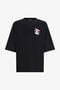 RC Oversized T-shirt RC Oversized T-shirt BLACK WNT62B-JD060