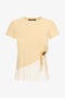 RC Camiseta con flecos RC Camiseta con flecos Marfil TKT60D-JD061