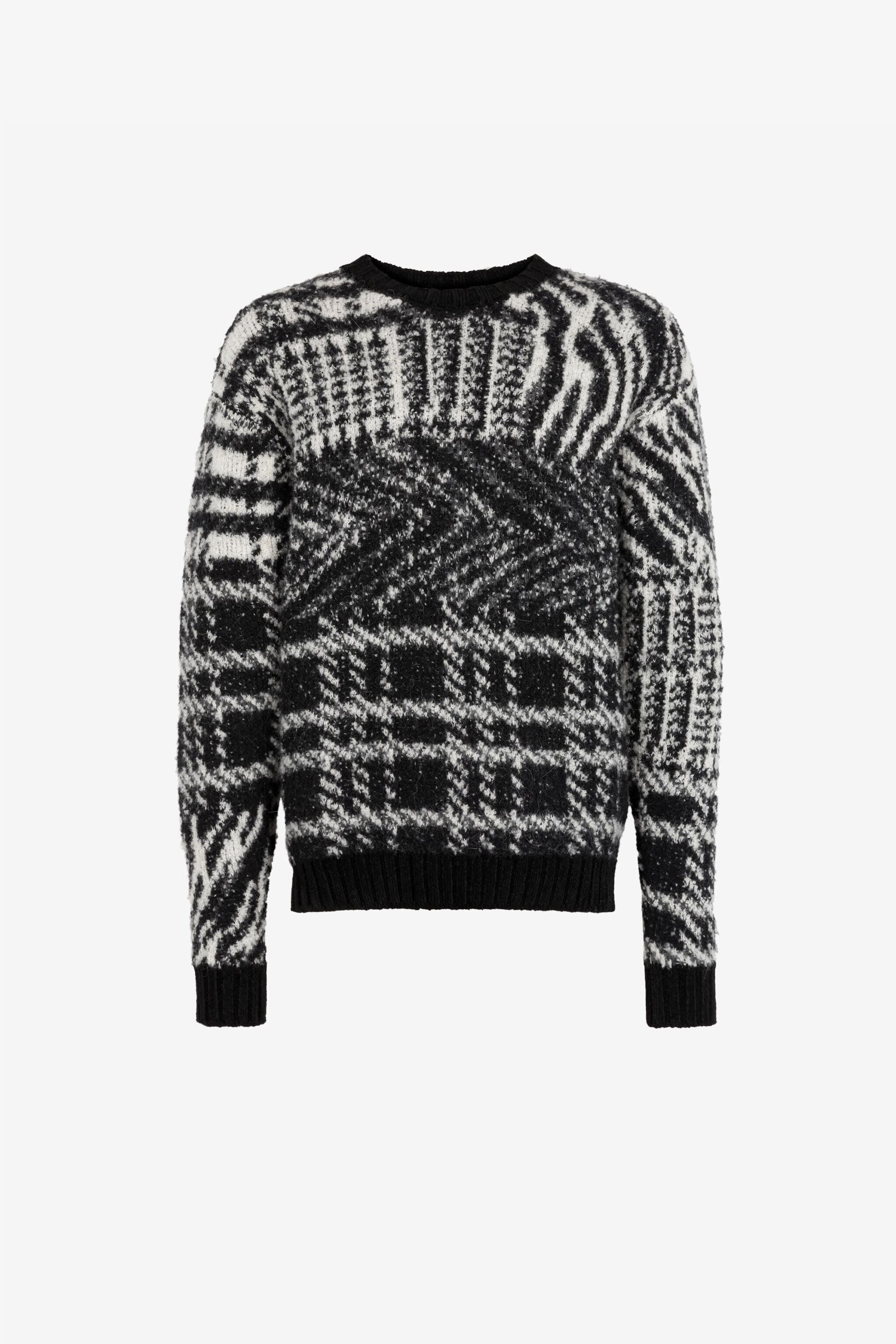 RC Maglione con motivo a intarsio RC Maglione con motivo a intarsio BLACK RRM614-MA006