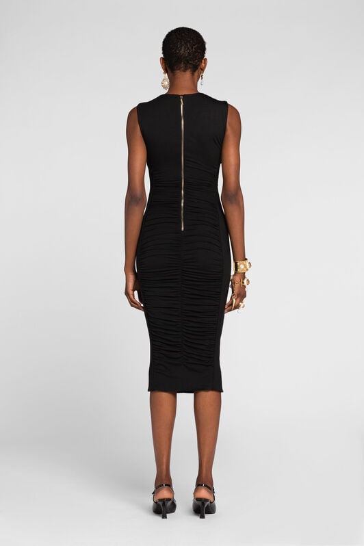 RC Sleeveless midi dress RC Sleeveless midi dress Black QKT115-JE019
