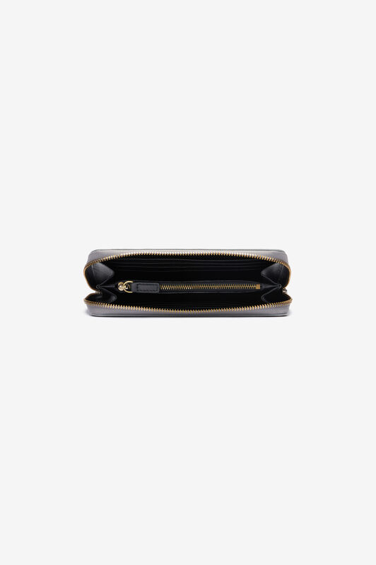 RC Leather Wallet with Monogram RC Gray OOA00B-PZ015