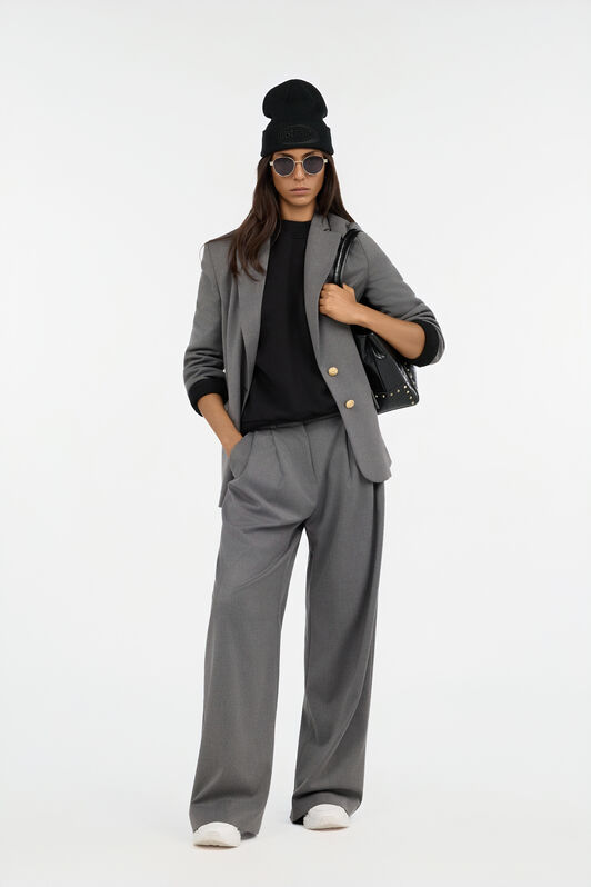 JC Blazer Gris Avec Boutons Dorés GRIGIO MELANGE VFT304-VF454