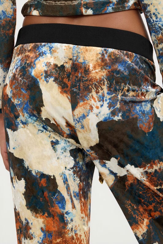 JC Rusty Stain Print Trousers JC Rusty Stain Print Trousers MULTICOLOR SCURO VFT158-VF237