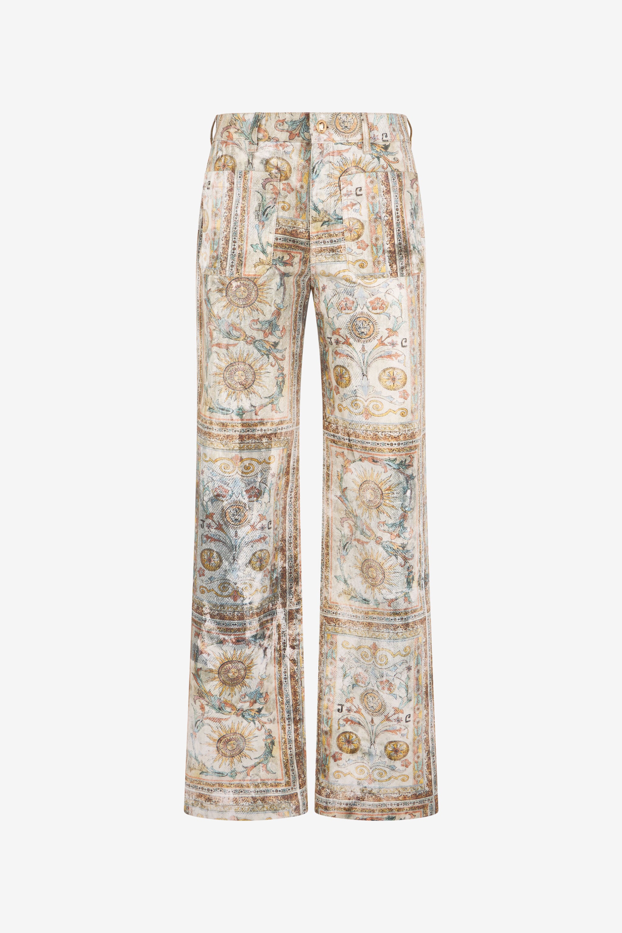 JC Persian Tarot Print Jeans JC Persian Tarot Print Jeans SHIFTING SAND WFJ049-WF533