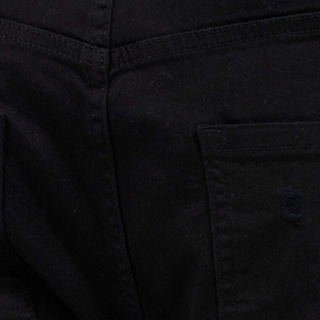 RC Jean Noir Délavé avec Inserts Serpent BLACK QOJ251-DLO03