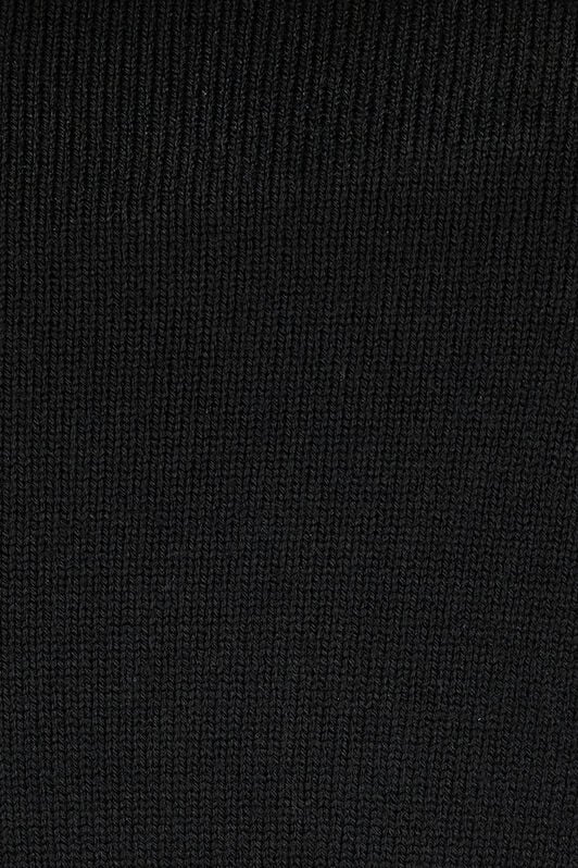 JC Sweater With High Collar And Lettering JC Sweater With High Collar And Lettering Black TFM019-TF144