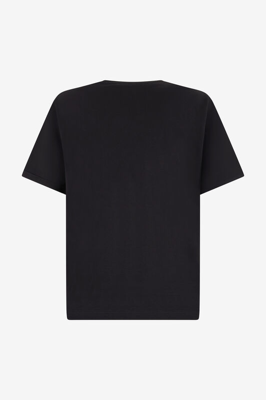 RC Schwarzes T-Shirt mit Logo RC Schwarzes T-Shirt mit Logo BLACK TOT60D-FT223