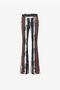 RC Animal-Print Lace-Up Trousers RC Animal-Print Lace-Up Trousers Dark brown/White RKT205-ORH05