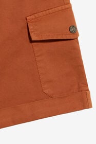 JU Bermudas De Algodón Color Óxido RUST WJT22H-CE035
