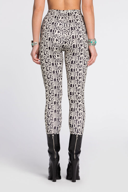 RC Logo-Print Leggings RC Logo-Print Leggings Black/White RKT25A-LNH82
