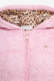 JU Quilted jacket with hood BABY ROSE VJT402-5RP28