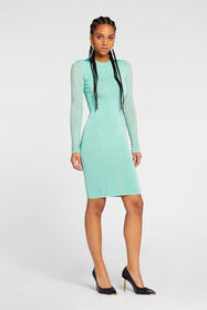 RC Embroidered Dress Light blue OKM107-MI001