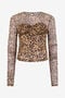 JC Pull imprimé Leopard Skin BEIGE VFT214-VF337