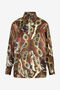 RC Mini Butterfly Print Shirt RC Mini Butterfly Print Shirt BROWN XQT704-RYT27