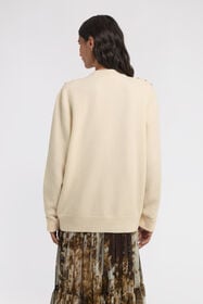 RC Round neck Sweater Ivory TKM621-MQ001