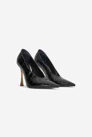 RC Crocodile Scale-Effect Pumps Black VKS220-PZ579