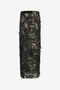RC Skirt with Fur Print on Destroyed-Effect Lace RC Skirt with Fur Print on Destroyed-Effect Lace BLACK/BEIGE XWT314-7HT79