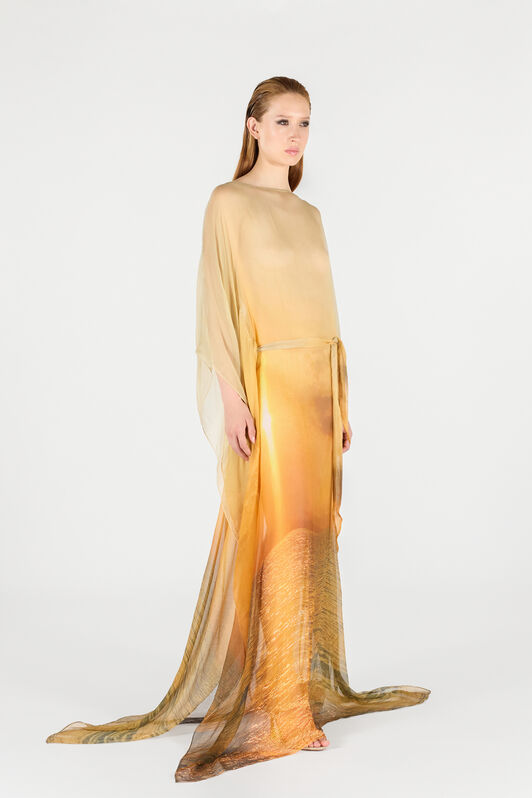 RC Sunset Print Caftan RC Sunset Print Caftan Orange UWT180-CKN97