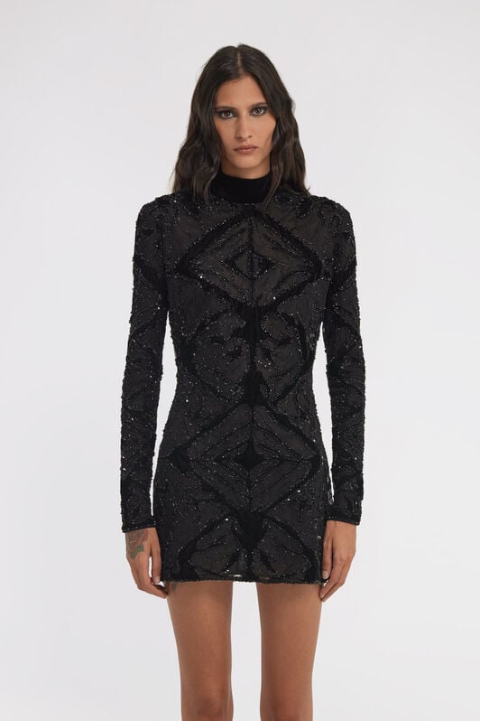 RC Embroidered dress RC Embroidered dress Black TWR160-RT002