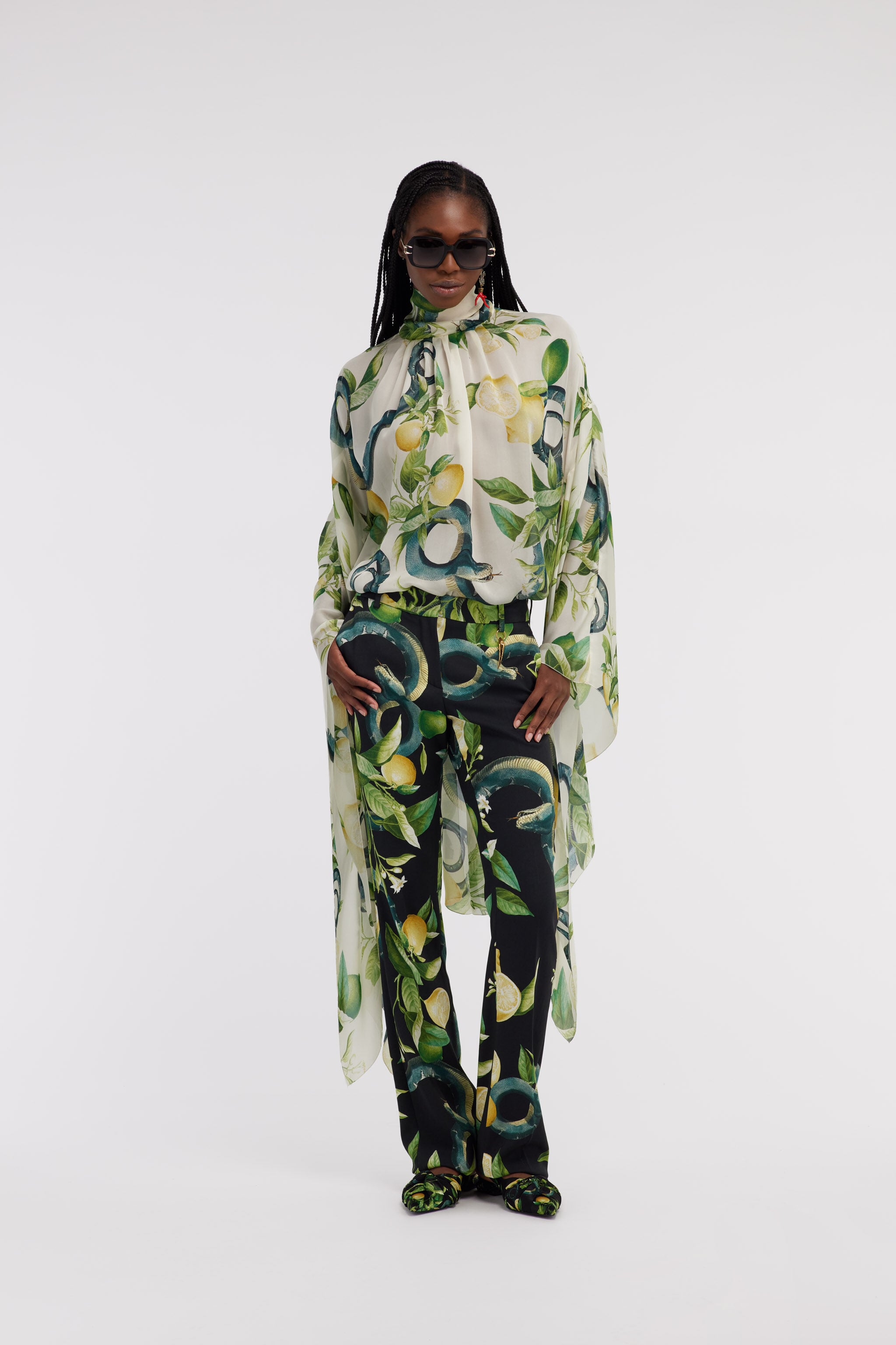 RC Lemon print shirt Ivory SKT702-CTI89