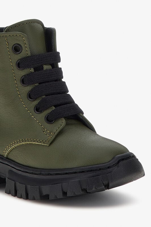 JU Stiefelette mit RC-Logo JU Stiefelette mit RC-Logo Dunkelgrün RJS00L-PZJ02