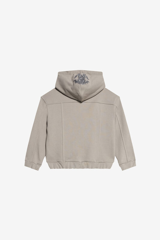 JU Eleganter Hoodie in Taupe JU Eleganter Hoodie in Taupe ICE GREY XJT67C-CF014