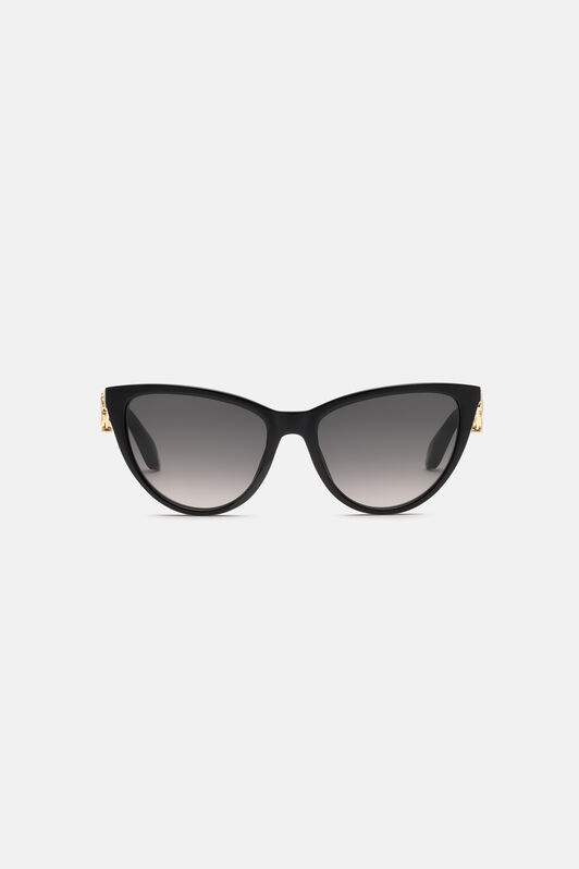 RC Gafas de sol estilo cat-eye SHINY BLACK VALD13-ID251