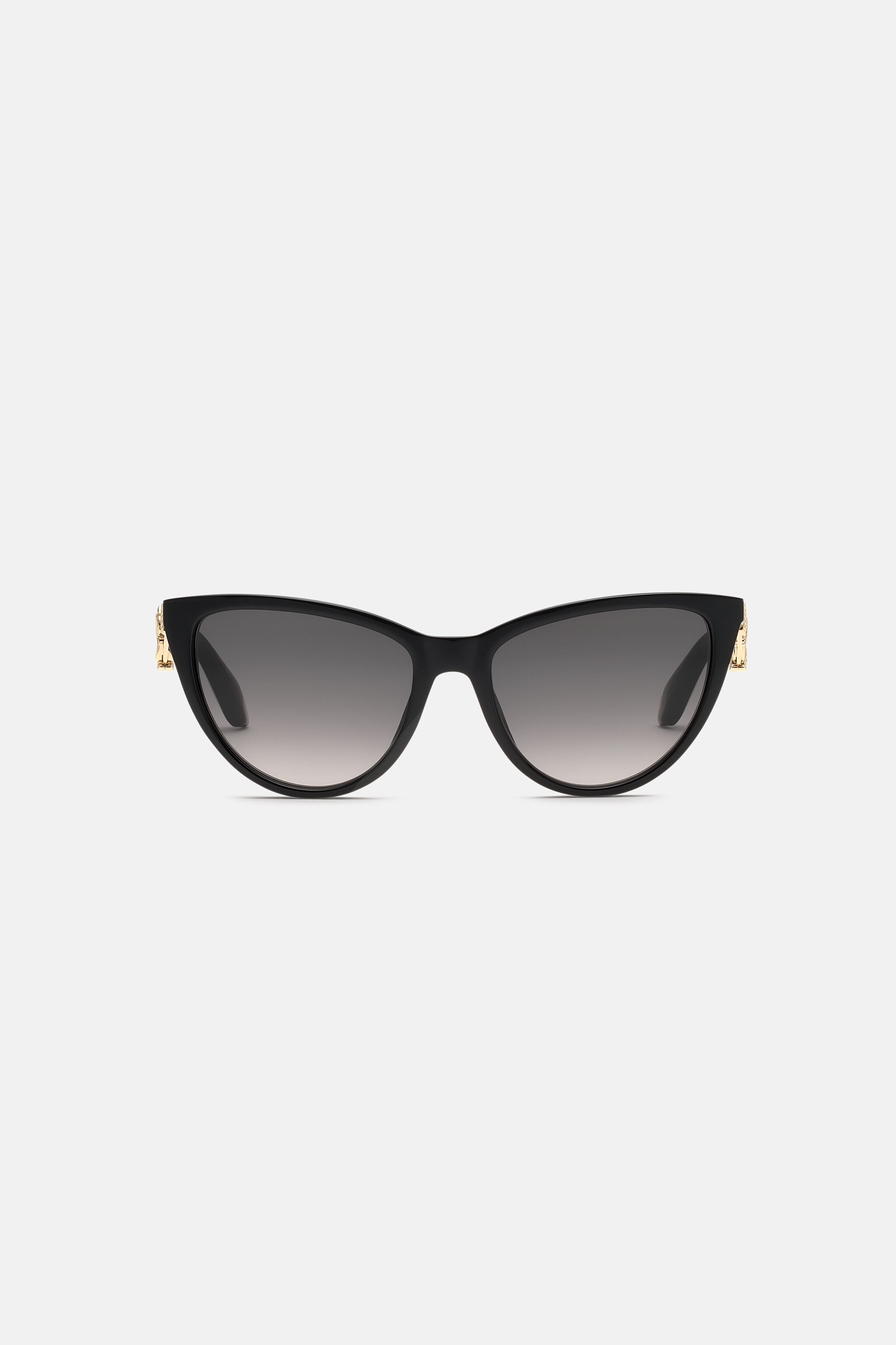 RC Gafas de sol estilo cat-eye SHINY BLACK VALD13-ID251