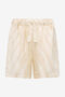 RC Ray Of Gold Print Silk Shorts Elfenbein TRT270-4QO25