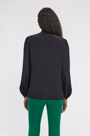 RC Blouse à Manches Bouffantes Noir TKR713-SY001