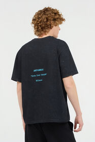 JC T-Shirt With Logo Black UFT027-UF047