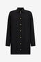 RC Chemise Longue Noire En Laine Mélangée RC Chemise Longue Noire En Laine Mélangée Noir VWT164-WP008