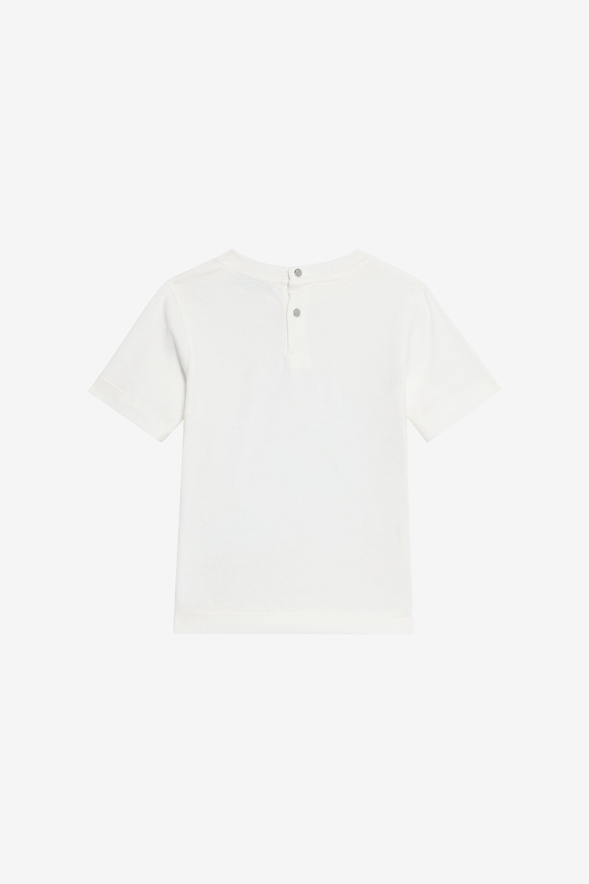 JU Cotton T-shirt with graphic design JU Cotton T-shirt with graphic design MILKY WHITE VJT609-JD001